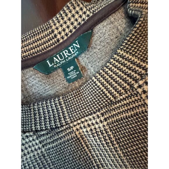 Lauren Ralph Lauren Houndstooth 2 Piece Set Skirt Top Preppy Old Money Small - Picture 3 of 11